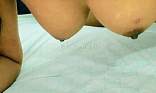 indian wife's big tits gf gets ripped clothes and fucked hard 😍🍆💦