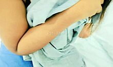 indian wife's big tits gf gets ripped clothes and fucked hard 😍🍆💦