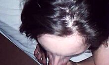 she gives her uk ex a sloppy deep blowjob like old times.