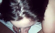 she gives her uk ex a sloppy deep blowjob like old times.