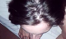 she gives her uk ex a sloppy deep blowjob like old times.