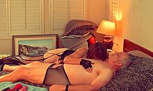 Mature stripper granny Carmen strips slow then takes deep creampie pounding