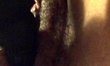 Canadian slut rams dildo deep in tight hairy pussy