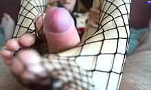 Sexy Witch Sunako Kirishiki Gives Foot Fetish Footjob Handjob Cumshot Pov