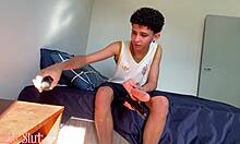 caught stepson with my toys now he's my anal sex object