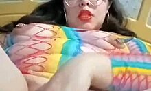 your favorite cute chubby latina puta shows off solo