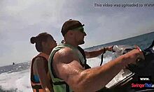 imagine your asian girlfriend slurping cock publicly on a jetski ride
