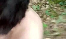 Chienne Marie bound and submissive in forest then home