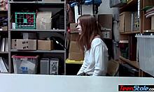 LP Officer Fucks Irish Redhead Teen Shoplifter Hard