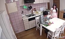 virgin japanese teen seduced into rough creampie by horny classmate alone
