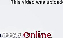 british 18+ teen slut worships fat ass with toys and anal play