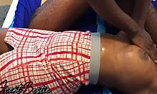 Amateur girlfriend moans during romantic breast massage
