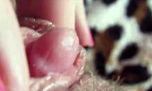 i'm rubbin' my huge clitoris so hard it jerks into huge orgasm