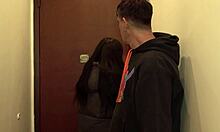 Best friend roughly bends over and fucks my ex while I watch humiliated