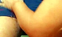 Granny Teases Ass In Lingerie Blowjob