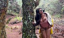 Busty Stepmom Sucks Stepsons Cock Then Fucks in Field