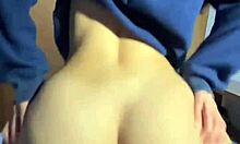 whoa best reverse cowgirl ever on my skinny big ass girlfriend dorm roommate experienced passionate 🔥🍑