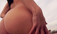 Blonde Milf Fucked Hard in Risky Public Parking