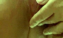 alinemilf's close-up big pussy lips and shaved beaver display