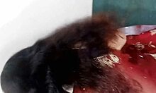 Sword-wielding dhoti anal ravages big-ass muslim bhabhi on chair