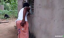 Horny black neighbor spies on my big ass pussy lips every time on bed