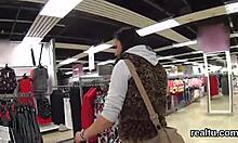 Adorable Czech Teen Seduced Stripped And Penetrated Hard In Shop POV