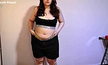 hey this cute tubby latina spreads her nasty fat asshole wide