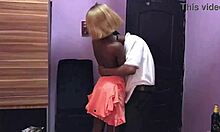 close-up bbc stretches tight african slut pussy doggystyle in hardcore hunt