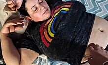 sucking boyfriend's throbbing cock on our special anniversary