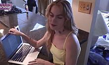 Seth cheats with stepdaughter sage fox's deepthroat creampie ride.