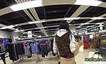Adorable Czech Teen Seduced Stripped And Penetrated Hard In Shop POV
