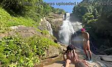 Amateur Brazilian Petite Latina Bent Over Doggystyle in Outdoor Public Slut Action! 