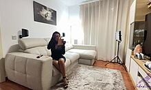 bts kesha ortega backstage rams BLACK DILDO deep in wet pussy unseen footage