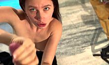 post-practice call leads her straight to thick cock delight