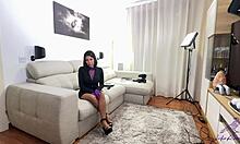 bts kesha ortega backstage rams BLACK DILDO deep in wet pussy unseen footage