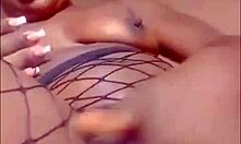 Home alone horny girl toys juicy pussy till squirting explosion