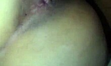 Black bull slaps her pussy with bbc before pov fucking for cuckold