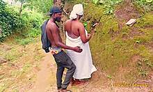 bigdick softkind slams monster cock into bbw african goddess fat ass bent over in bush