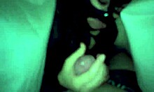 hot latina hides under stepbro's sheets to slurp his huge throbbing cock tetona style
