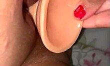 pov latina fingers wet vagina rubs clit penetrates with dildo