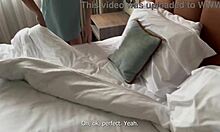 stepmom, wanna share this hotel bed and my tight ass tonight?