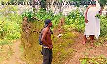 bigdick softkind slams monster cock into bbw african goddess fat ass bent over in bush