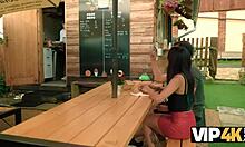 Latina babe secretly craves older guys' forbidden touch