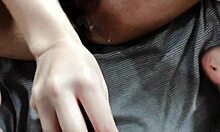 hey check out this young couple going at it with moans creampie and all