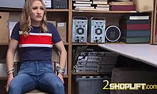 Kinky office reality hits as petite pornstar Kasey Miller bends for rough BWC doggystyle pounding