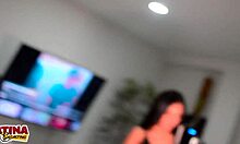20-year-old latina newbie in porn casting takes first bwc creampie