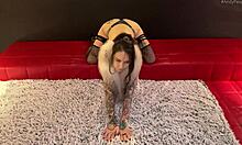 Yo, cute tattoo slut Mari Galore takes big dick pounding till she cums hard