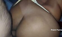 my buddy leaves for beer so i munch his pregnant latina wife's fat pussy then creampie her deep