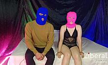 real swinger couple fucks stranger as hotwife sucks raw cock bareback