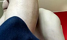 stepsis rides fleshlight toy with dick stuffed inside her pussy